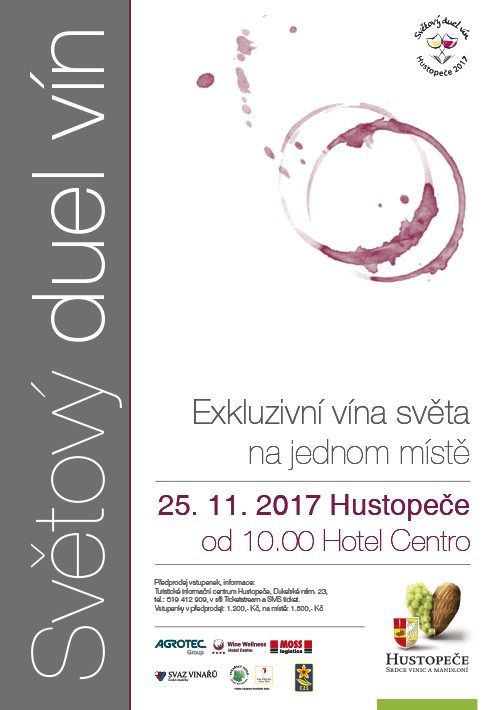plakát Duel vín Hustopeče 2017